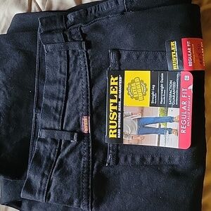 Men's Rustler Jeans 44x30 Regular Fit